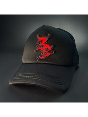 Black and Red Zeds Dead Trucker Hat